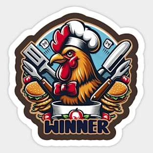 Winner Winner Chicken Dinner Sticker